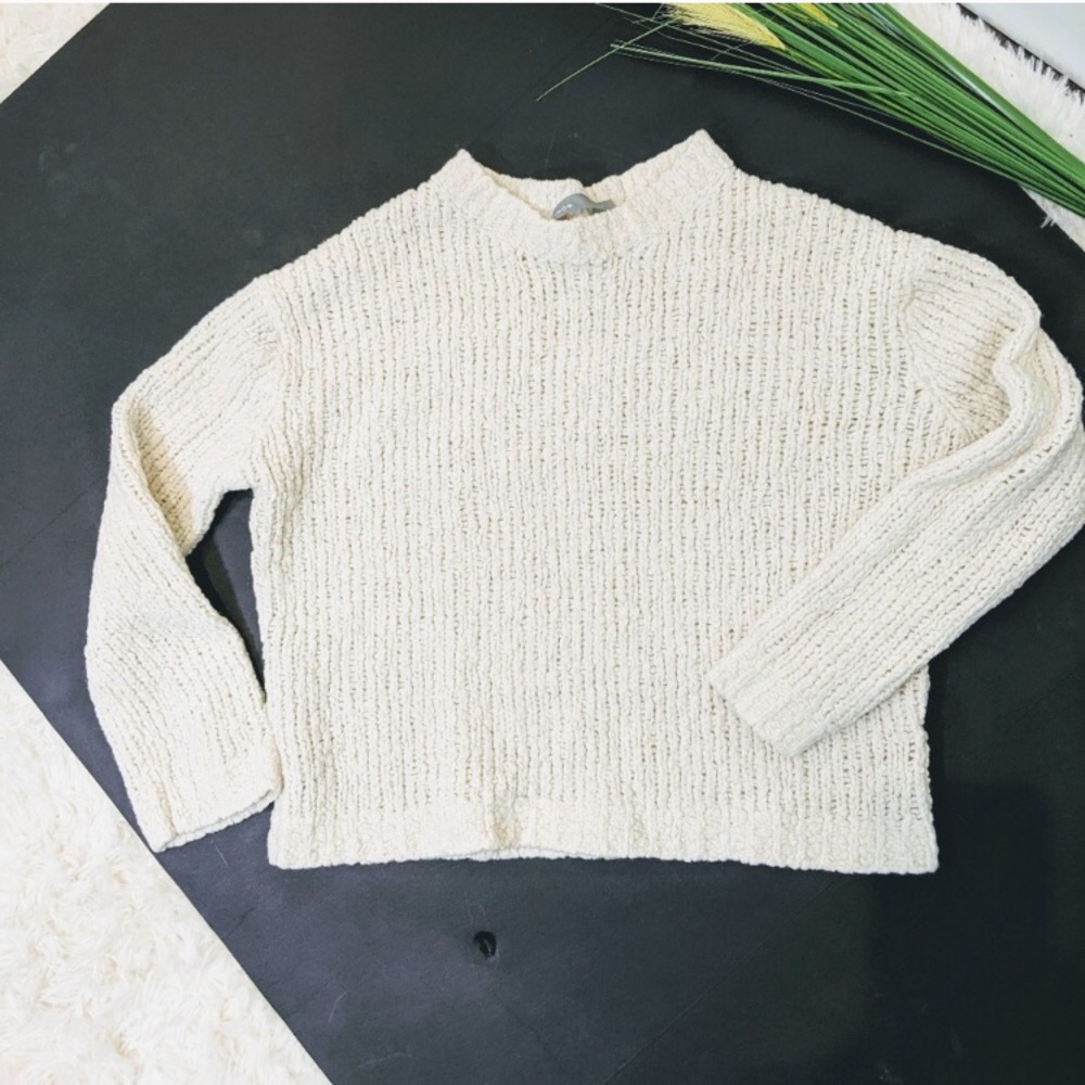 Vince crop wool sweater